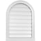 Ekena Millwork Round Top Surface Mount PVC Gable Vent: Functional, w/ 2"W x 2"P Brickmould Sill Frame, 20"W x 28"H GVPRT20X2803SF - alternate 1